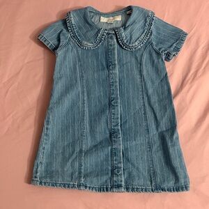 Zara Blue Casual Kids Dress